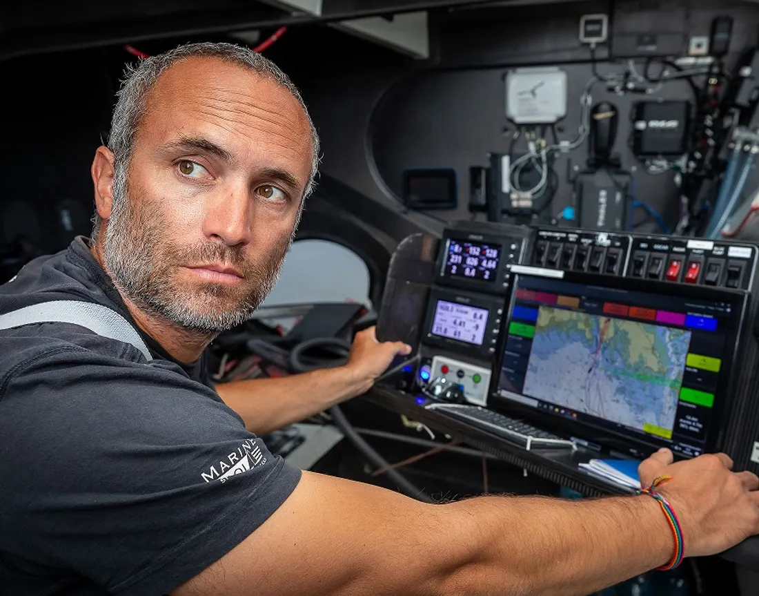 Fabrice Amédéo, engagé dans la Transat Jacques-Vabre